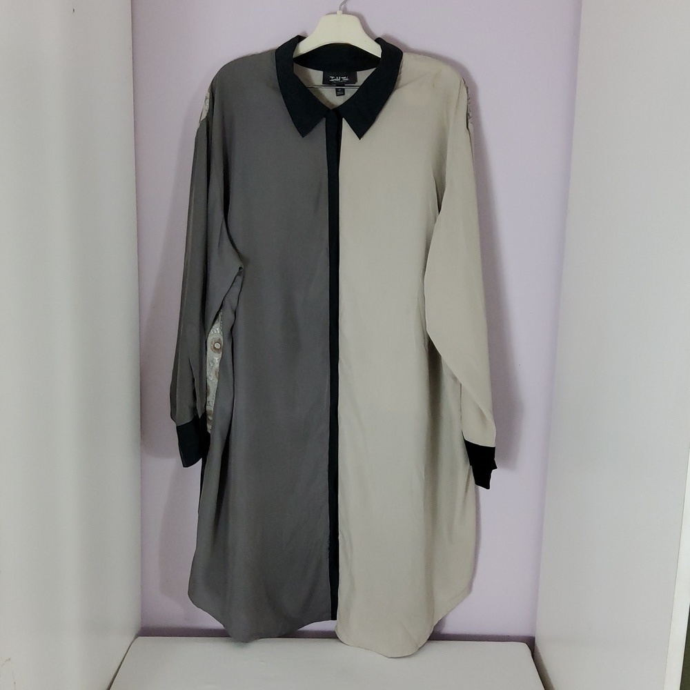 Isabel Toledo for Lane Bryant Shirt Dress Plus Size 26